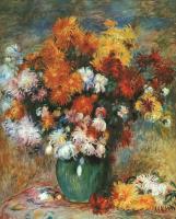 Renoir, Pierre Auguste - Vase of Chrysanthemums